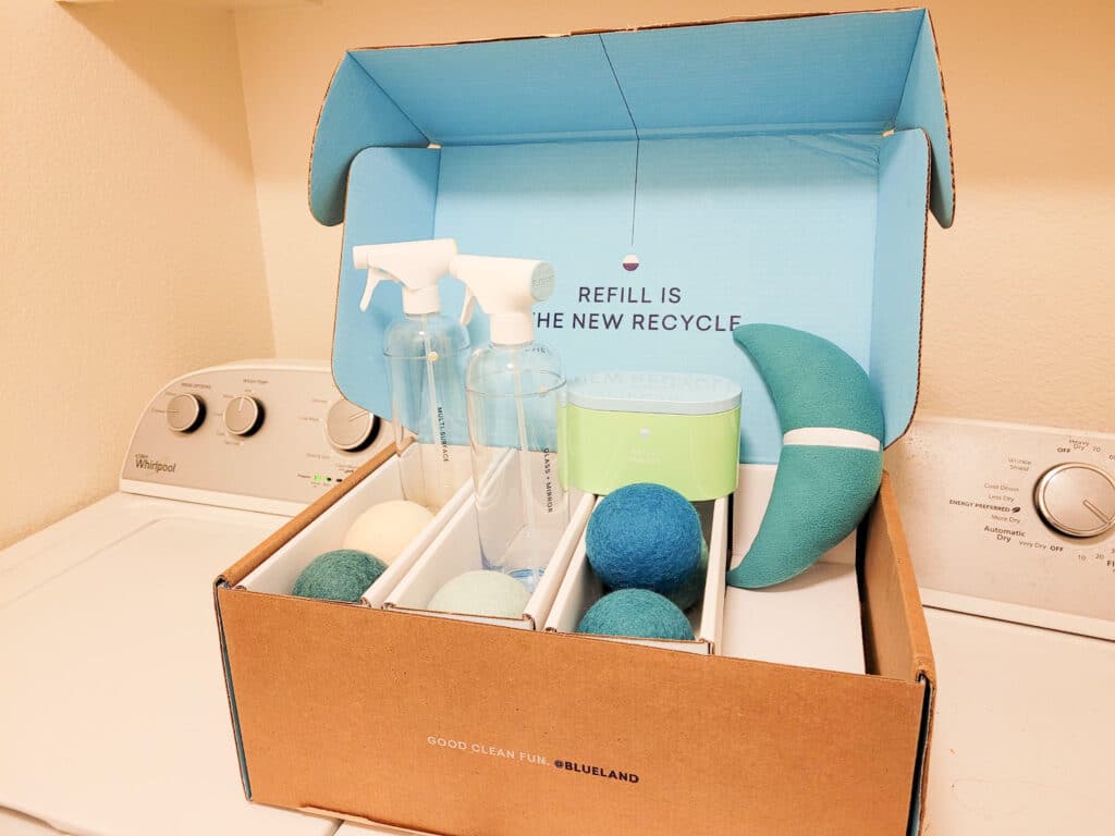 Moonsail North moon with sustainable cleaning products